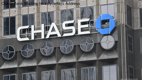 Chase Bank Mailing Headquarters Address